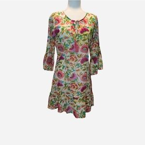 Vibrant Floral Mini Dress